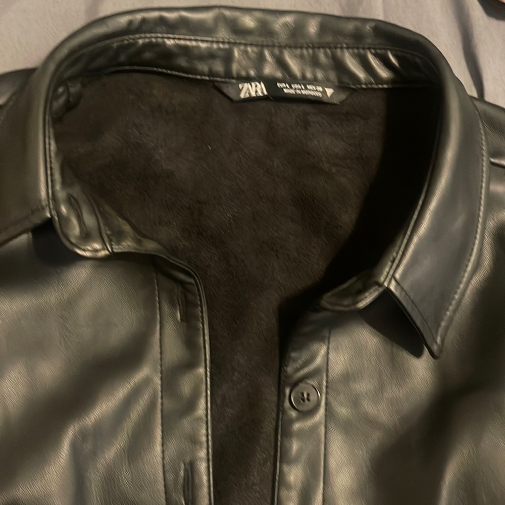 Zara Leather shirt